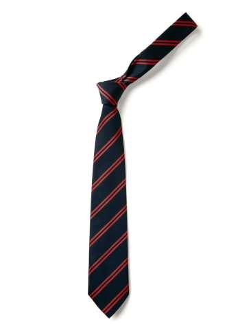 Navy With Red Double Stripe Tie (Box of 24)