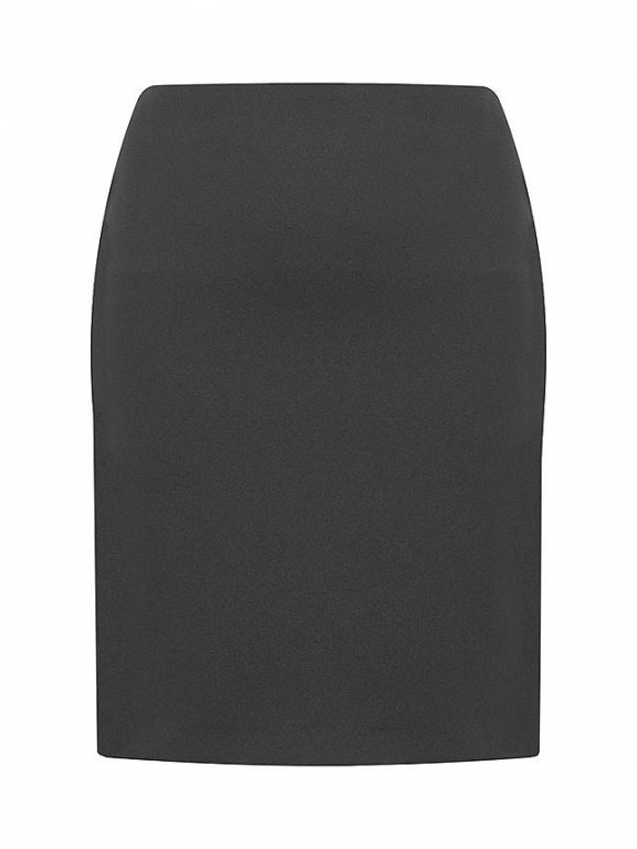 Straight Polyester Designer Suit Straight Skirt Steel Grey