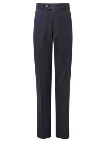 Suit Trousers Slim Fit and Flat Front Style Boys and Mens sizing in Navy Blue