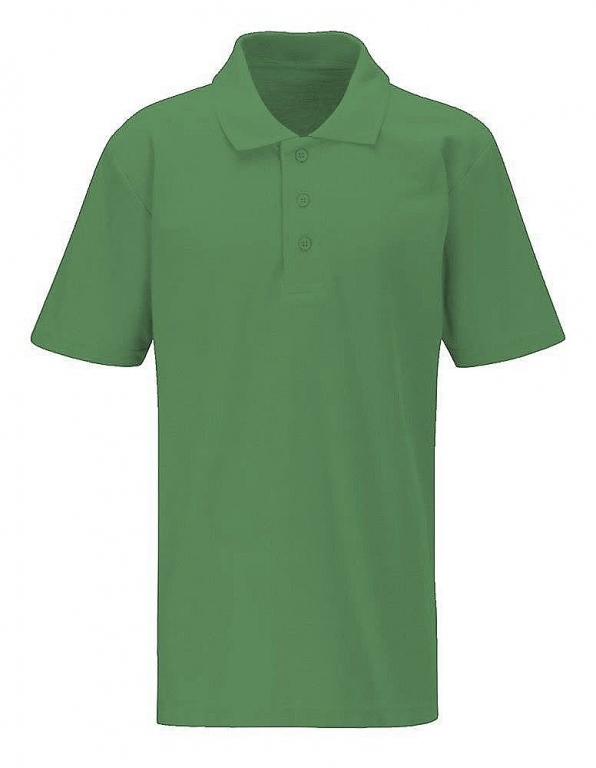 School wear polo shirt in school uniform colours for school sports or uniform