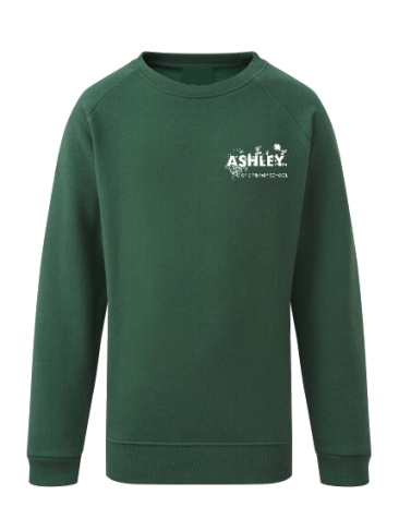 Ashley C of E Primary School PE Kit Crew Neck Eco Sweatshirt