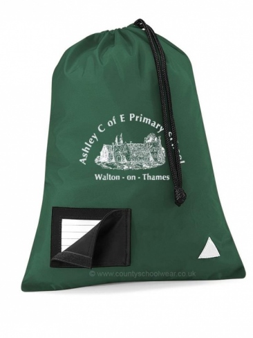 Ashley C of E Primary School Printed PE Boot Bag