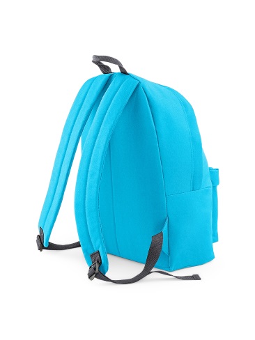 School backpack for juniors, shoulder straps, double zip, front zip pocket
