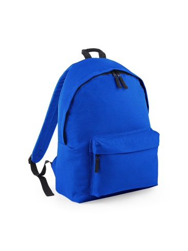 School backpack for juniors, shoulder straps, double zip, front zip pocket