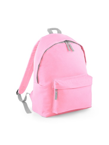 School backpack for juniors, shoulder straps, double zip, front zip pocket