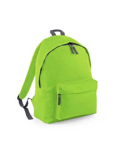 School backpack for juniors, shoulder straps, double zip, front zip pocket