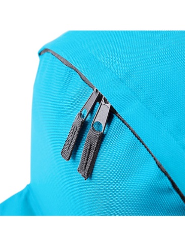 School backpack for juniors, shoulder straps, double zip, front zip pocket