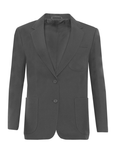 Girls school uniform blazer jacket in steel grey