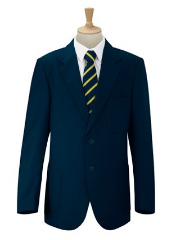 Boys school uniform blazer jacket in navy, practical smart school wear jacket