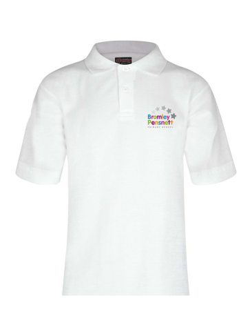 Bromley Pensnett Primary School PE polo shirt with embroidered school logo badge