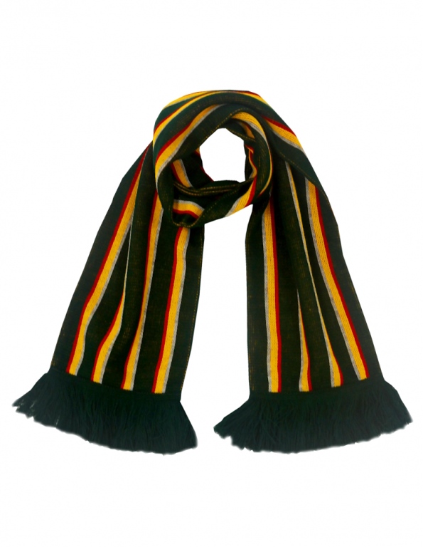 College Tubular Knitted Stripe Scarf Acrylic in school, college, university colours
