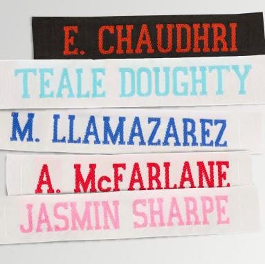 Uniform Name Tapes & Labels