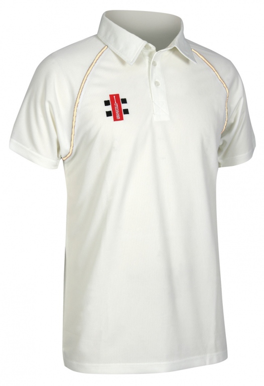 Cricket Shirt Short Sleeve Gray Nicolls