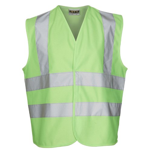 School Safety Vest Enhanced Vis Waistcoat Bright Pink Red Blue Green