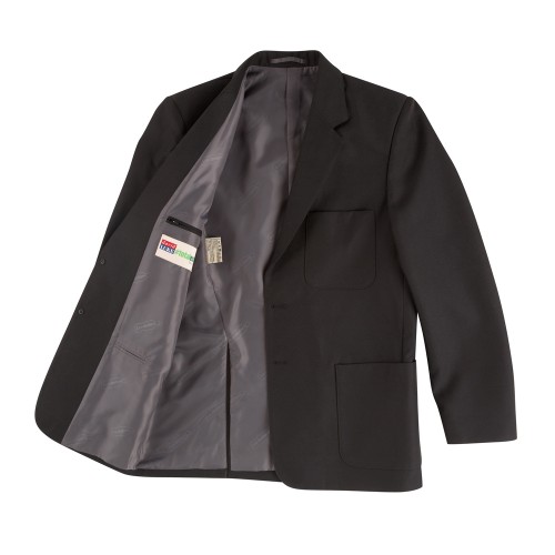 Girls school uniform premier eco blazer jacket in black for eco-friendly uniform