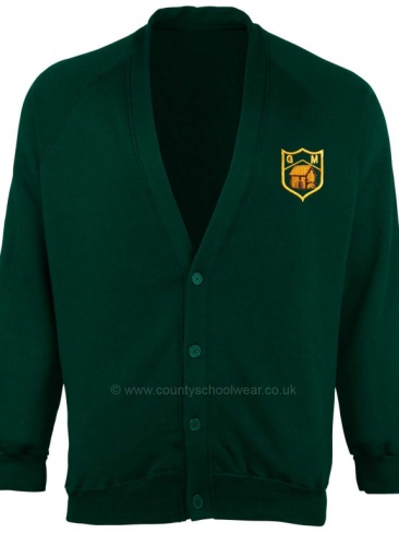 Gig Mill Primary School uniform badged sweatshirt cardigan