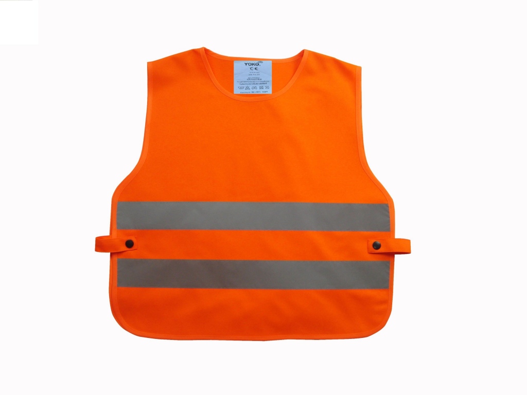Childrens School Hi Vis Tabard With Reflective Bands