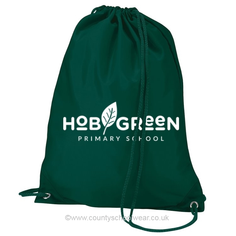 Hob Green Primary School Drawstring PE Bag