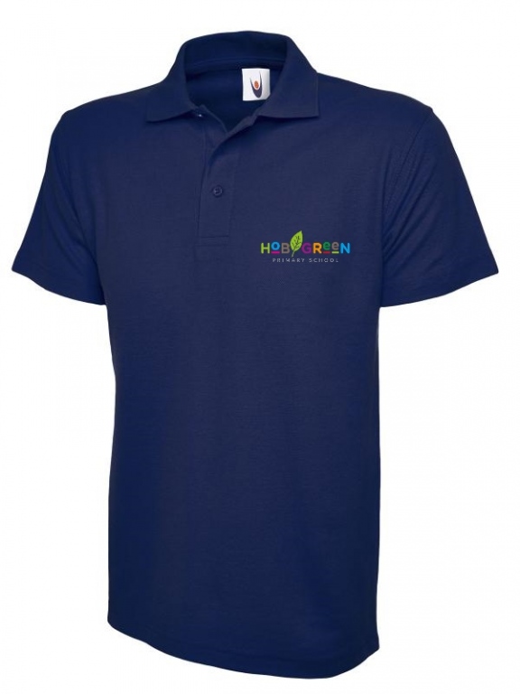 Hob Green Primary School Staff Polo Shirt French Navy