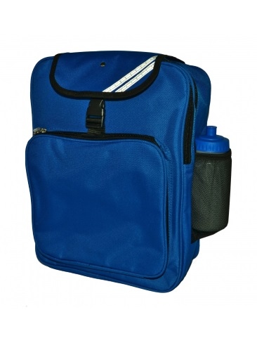 School junior backpack rucksack bag side mesh bottle pocket, blazer buddy straps