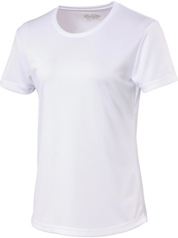 School fitted T-shirt polyester in school uniform colours for school sports wear