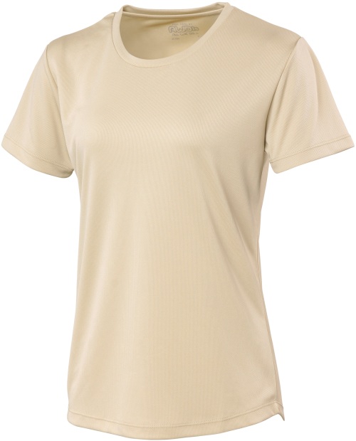 School fitted T-shirt polyester in school uniform colours for school sports wear