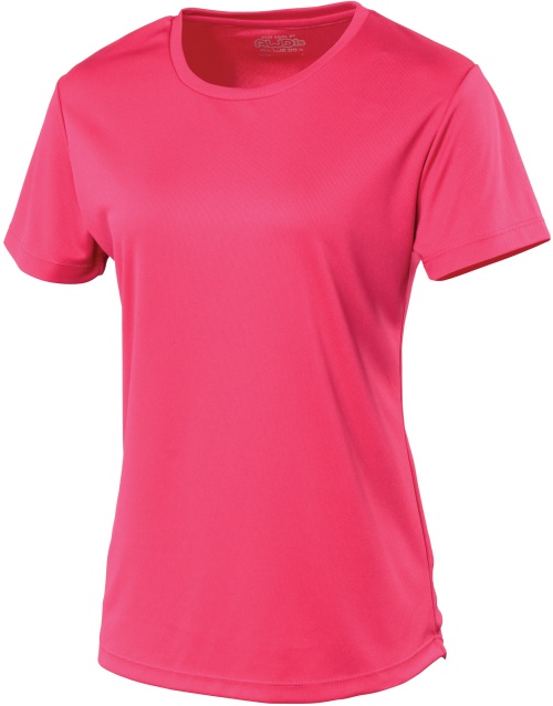 School fitted T-shirt polyester in school uniform colours for school sports wear