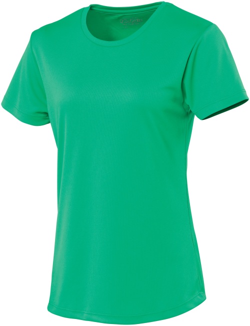 School fitted T-shirt polyester in school uniform colours for school sports wear
