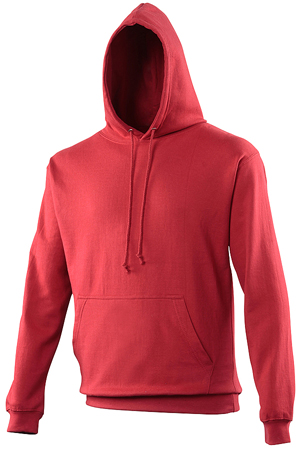 School or college hoody in classic sweatshirt fabric for everyday wear