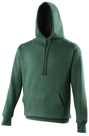 School or college deluxe premium hoodie in heavyweight cotton rich fabric