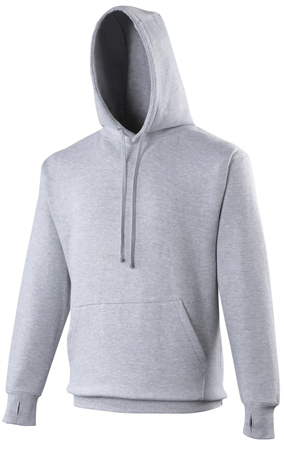 School or college deluxe premium hoodie in heavyweight cotton rich fabric
