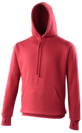 School or college deluxe premium hoodie in heavyweight cotton rich fabric
