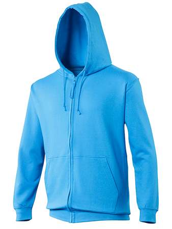 School or college zipped hoodie