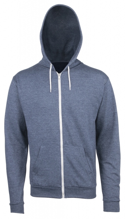 School or college lightweight zipped hoodie. hooded sweatshirt, zoodie