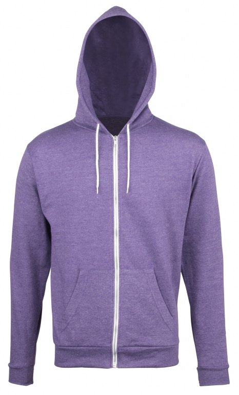 School or college lightweight zipped hoodie. hooded sweatshirt, zoodie