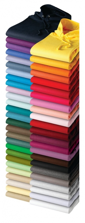 School or college hoody in classic sweatshirt fabric for everyday wear