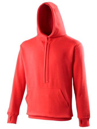 School or college deluxe premium hoodie in heavyweight cotton rich fabric 