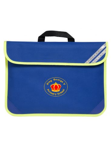 King George V Primary School Embroidered Book Bag 