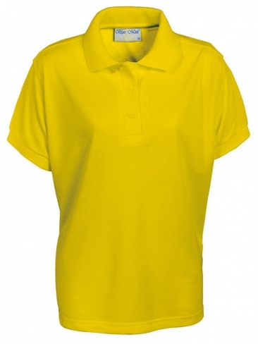 Senior girls fitted polo shirt poly cotton