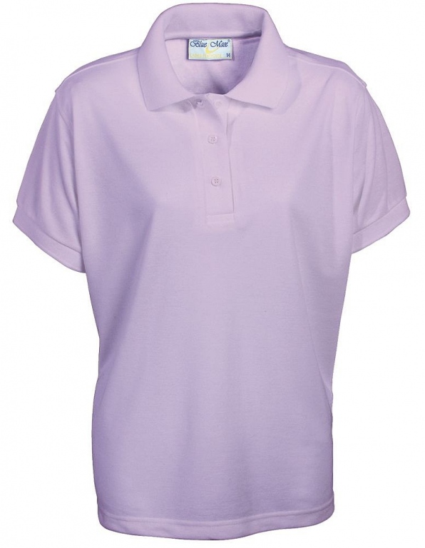 Senior girls fitted polo shirt poly cotton