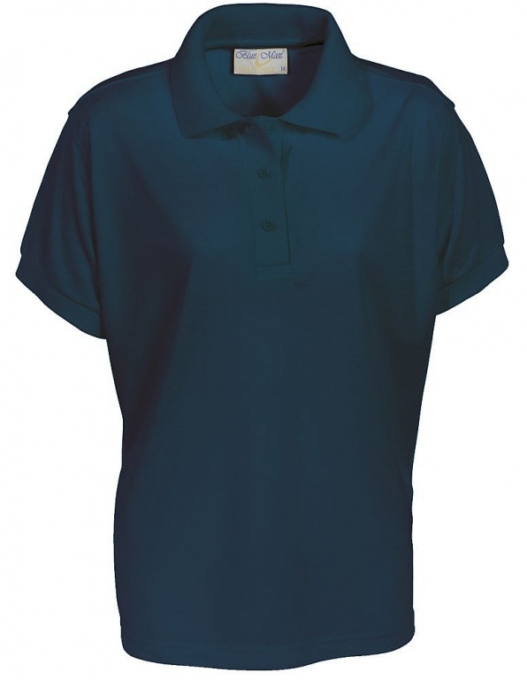 Senior girls fitted polo shirt poly cotton