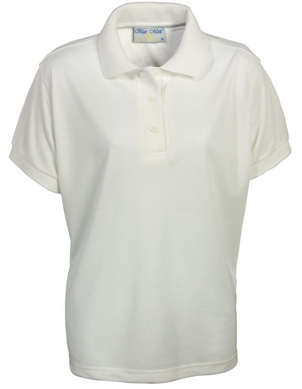 Senior girls fitted polo shirt poly cotton