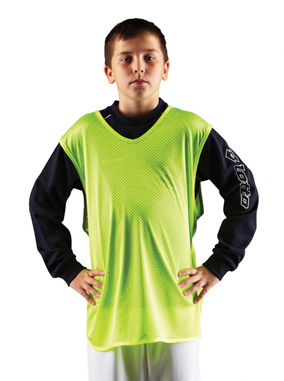 Lotto football sports training bib in polyester available in fluorescent colours