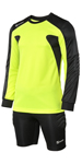 Lotto football goalkeeper kit strip including cushioned jersey and padded shorts