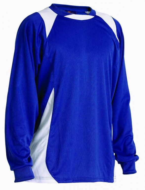 Team football kit jersey shirt long sleeved top with contrast panels