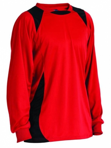 Team football kit jersey shirt long sleeved top with contrast panels