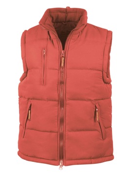 Equestrian Padded Bodywarmer with fleece lining and concealed hood