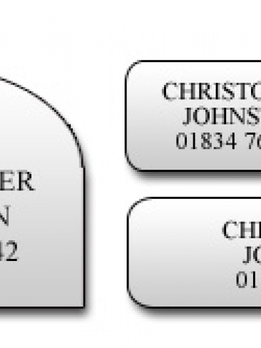 School printed peel and stick label for securely labelling school property