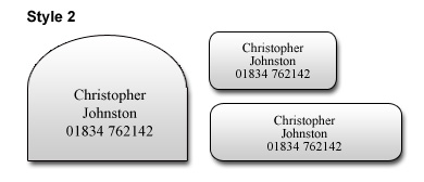 School printed peel and stick label for securely labelling school property