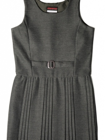 School uniform pinafore with false belt available in 6 colours and junior sizes